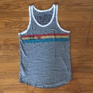 Dirtee Hollywood grey tank - M